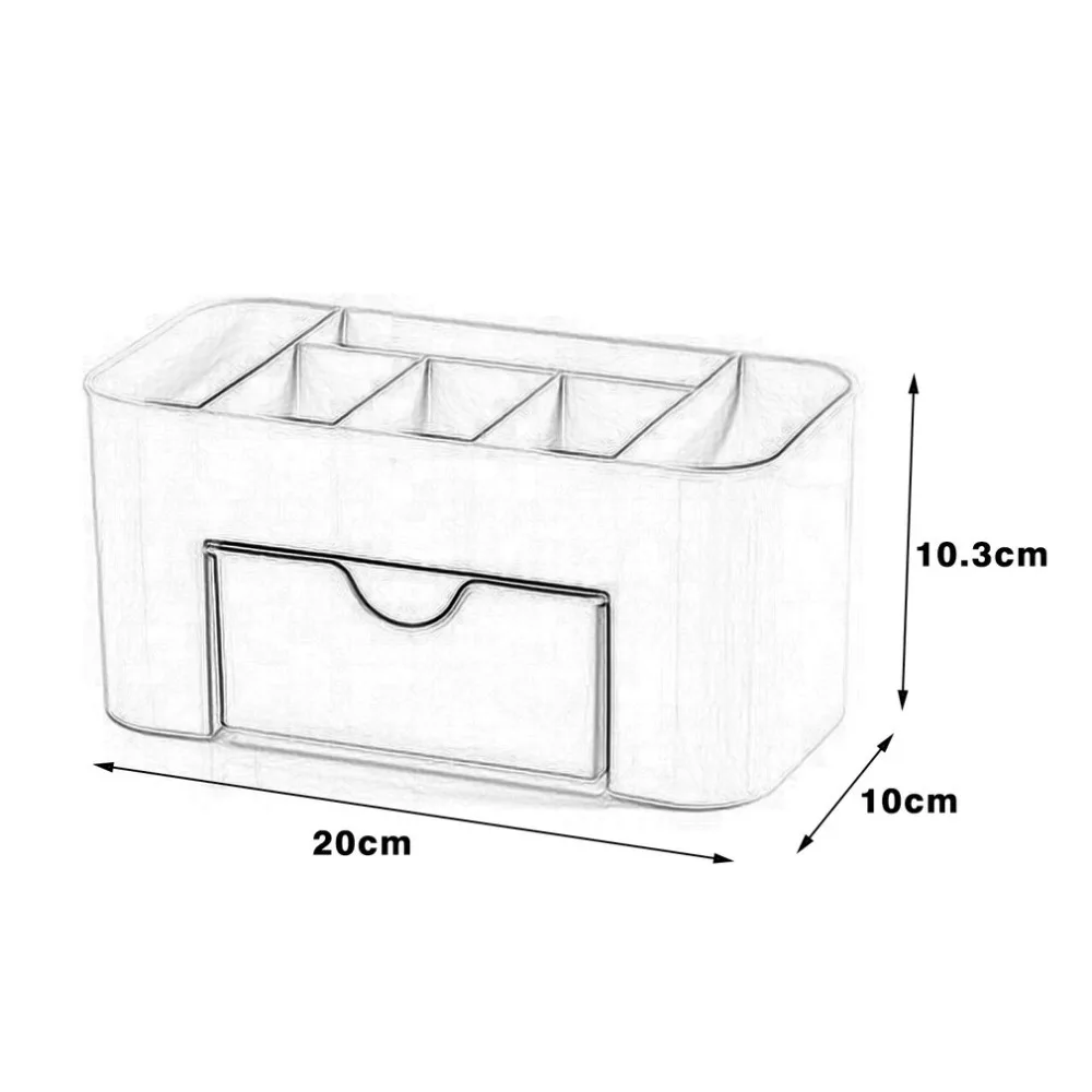 Косметический Органайзер для косметики, пластиковая коробка для хранения косметики, коробка для хранения ящиков, органайзер для макияжа, контейнер, коробка