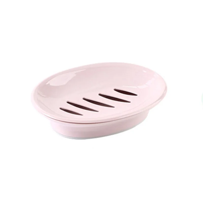 Double Lattice Soap Dish Box Case Holder Container Home bathroom soap holder Shower Travel Camping
