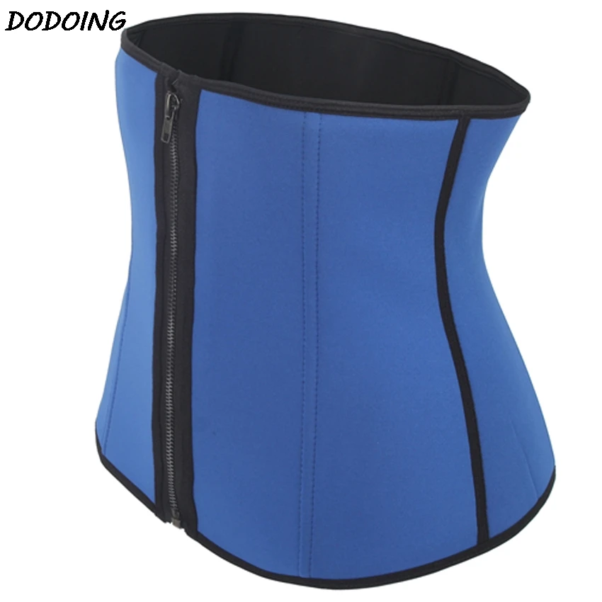 DODOING New Neoprene Abdominal Belt Tummy Control Slimming Belt Zipper