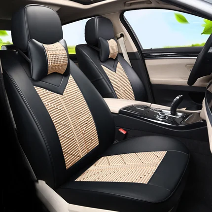 blackxbeige Cartailor PU кожаные сиденья для Lexus GS300 GS350 gs450h GS430 серии автомобилей Чехлы для сидений мотоциклов для автомобиля Стульчики Детские шелк льда стайлинга автомобилей - Название цвета: blackxbeige