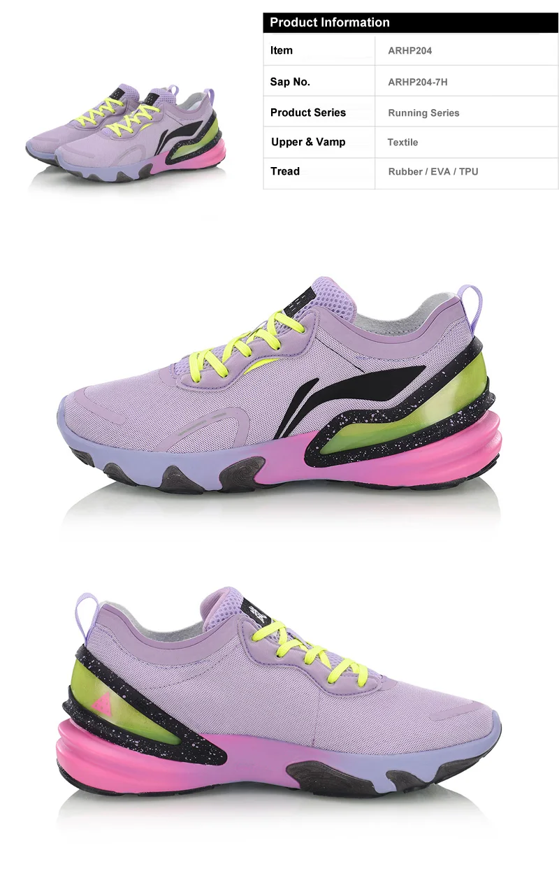 Li-Ning/Женская обувь с подушками ARASHI PLUS, обувь для бега легкая, прочная, с подкладкой, спортивная обувь, кроссовки ARHP204 XYP940