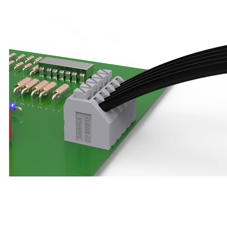 Пружинный PCB Соединительный терминал KF250-2.5mm/2,54 мм/3,5 мм/7,0 мм расстояние бесвинтовой пружинный пресс-терминал может быть соединен 250A/250B