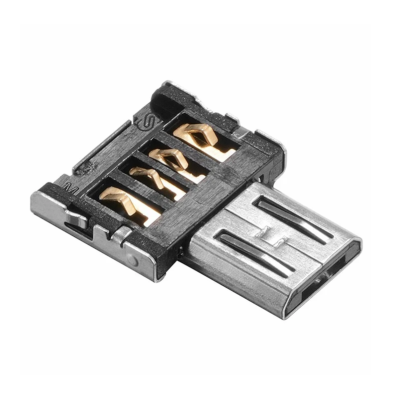 Адаптер адаптер USB OTG Micro B Male to A Female 2 0 3 plug jack Adapter|Переходники и адаптеры| |