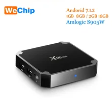 Wechip X96 Mini Android 7.1 Tv Box 1G+8G/2G+16G Amlogic S905W Quad Core Support 4K Media Player 2.4G Wifi x96mini Set Top Box