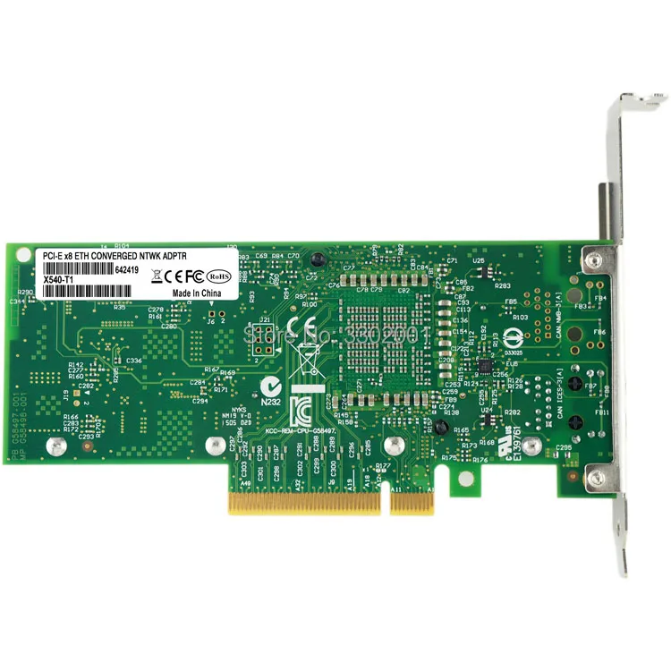 FANMI Однопортовый RJ45 PCI-E X8 10Gb Ethernet конвергентный сетевой адаптер X540-T1