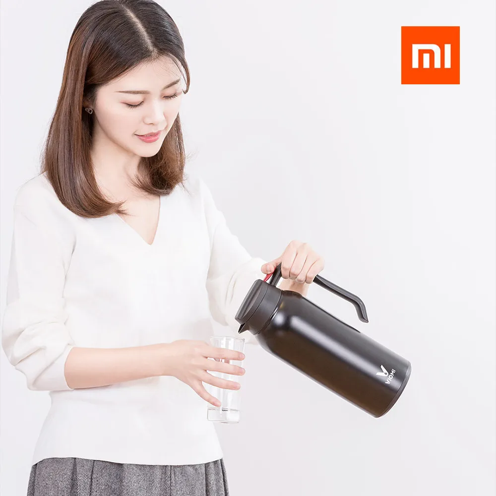 Новинка, Термокружка Xiaomi Mijia VIOMI, л, нержавеющая сталь, вакуумная, 24 часа, колба, бутылка, чашка, детская, для улицы, термо, для умного дома