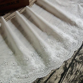 

3 Yards / Customized Cotton Lace Accessories, Skirt, Lace Trim, Tablecloth, Curtain, Sofa, Handmade Cloth, DIY Width 27cm YS0228