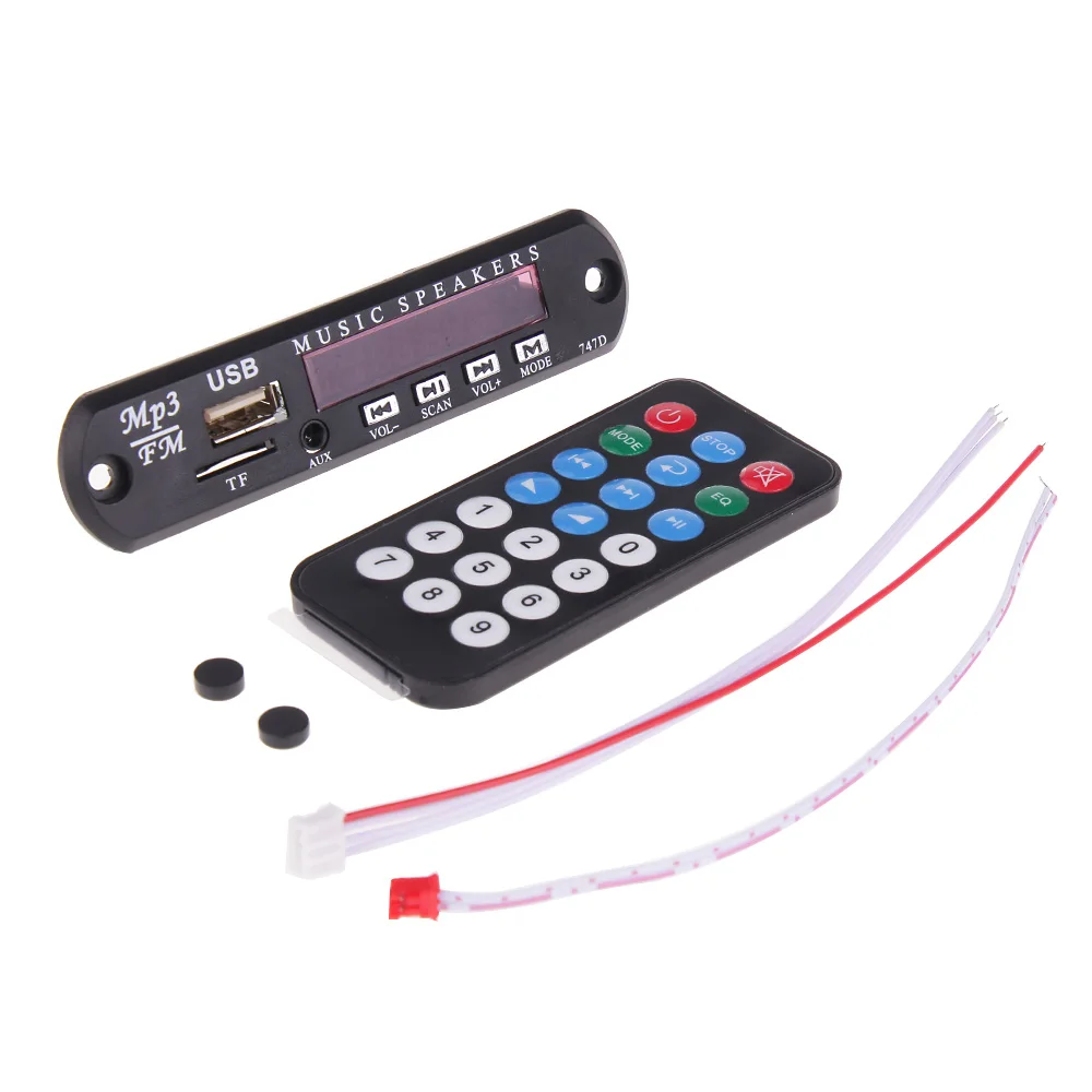 Rovtop Bluetooth MP3 плеер декодер плата FM радио TF USB 3 5 мм AUX модуль приемник автомобильный