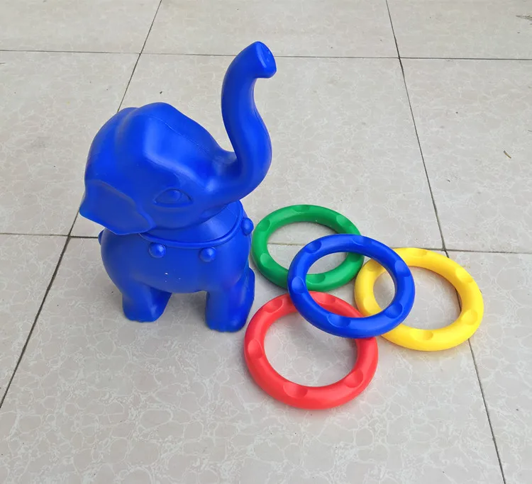 

Unisex Animal Plastic Beautiful Elephant Kindergarten Rings Children Outdoor Sports Toys Playground Shatter-resistant Safe