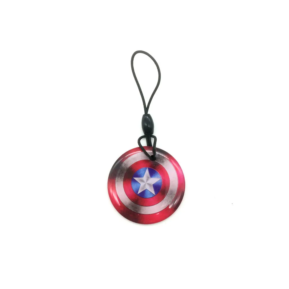 

1Pcs 13.56Mhz UID Changeable Card Pendant NFC Keychain RFID Card Rewritable Blank Card Keyfob Badge Keys