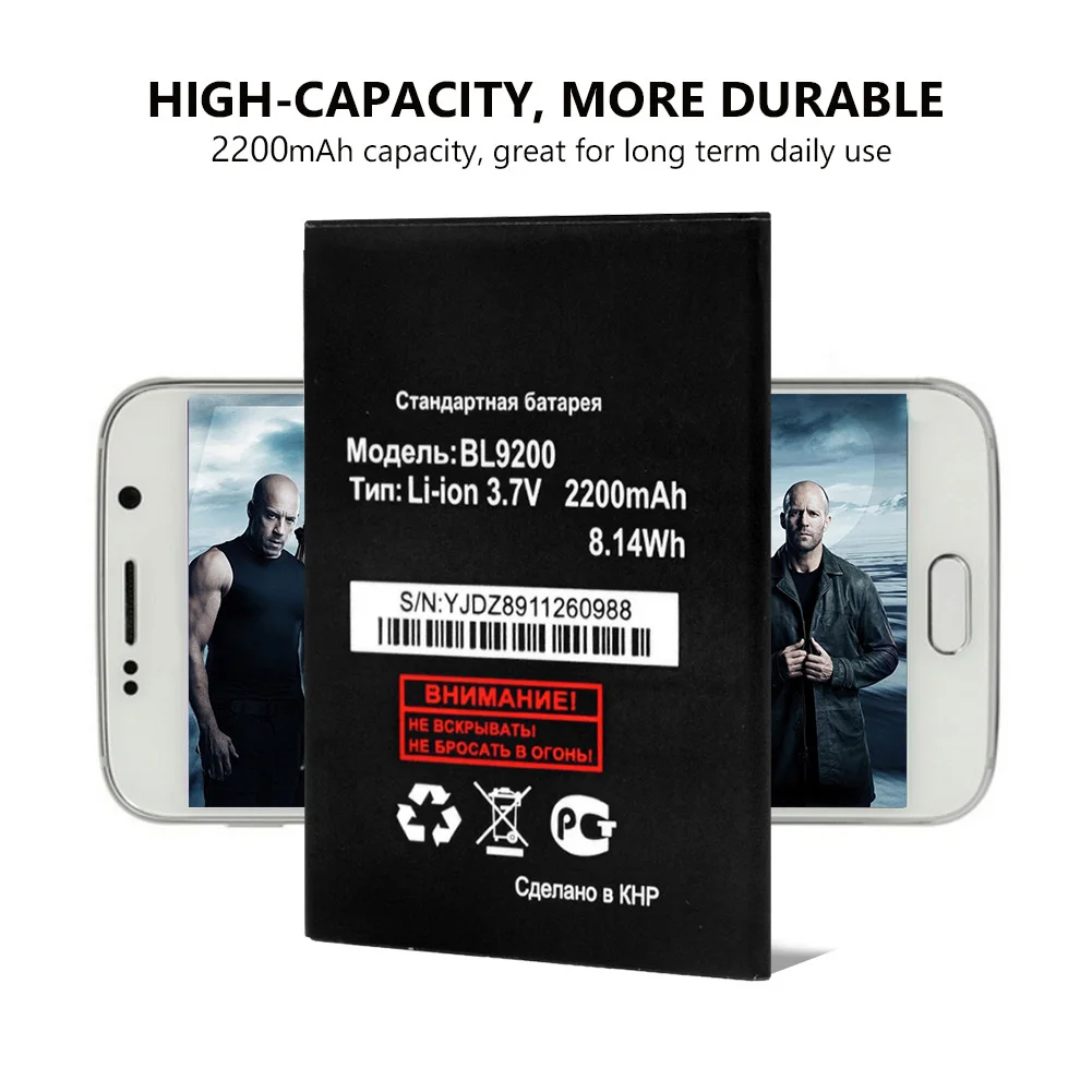 Аккумулятор для Телефона FLY Cirrus 2 FS504 8 FS514 Li Ion 2200mAh 3 7 v с большой емкостью BL9200 BL 9200