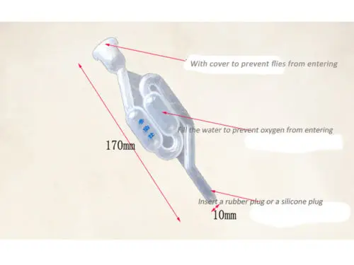 Один ферментация вина делая пивной способ выхлопа обратный клапан запечатанная вода домашнее ПИВОВАРЕНИЕ чайный набор подходит галлонные кувшины