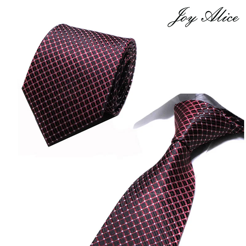 2021 new classic plaid mens luxury silk men ties checked plaid formal business wedding british plaid cravatte seta 8 cm necktie
