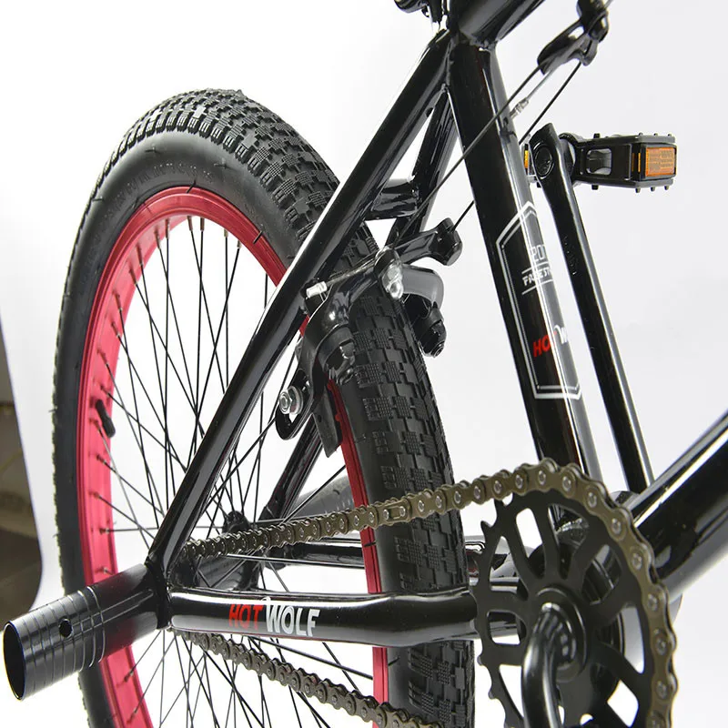 20 дюймов BMX велосипед стальная рама для выступления фиолетовый/красный