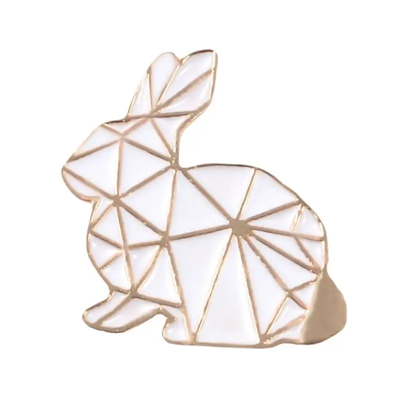 

Rabbit Brooch Cute Fashion Animal Badge Backpack Decoration Gifts Clothing Jacket Casual Jewelry Enamel Pins Corsage Student Clo