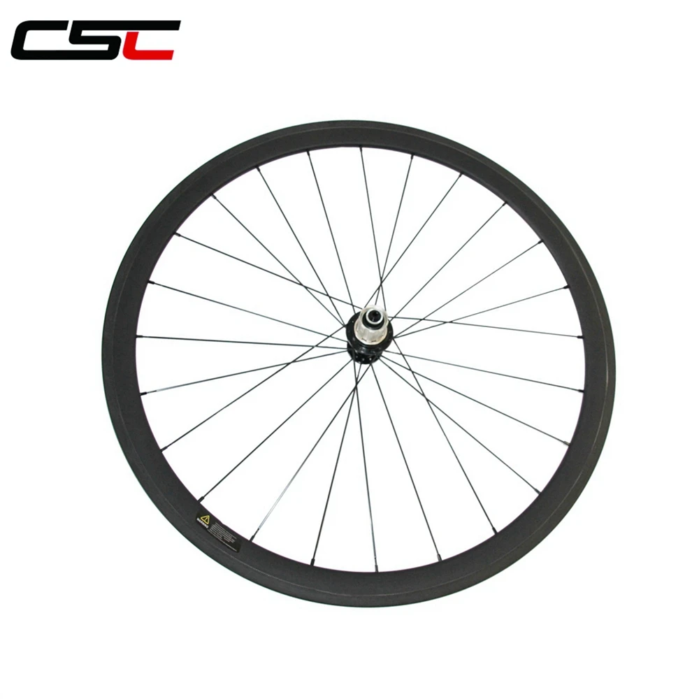 Top SAT No outer holes clincher carbon wheels 25mm wide U Shape 38mm tubeless wheelset ready road bike wheel 3