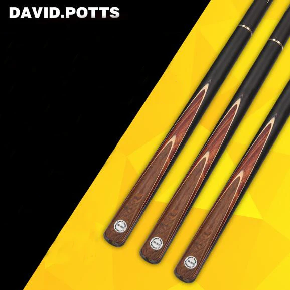 

Professional High-end Handmade DAVID POTTS 3/4 Piece Snooker Cue Kit with Excellent Case Chinese Snooker Stick Cue Black Eight