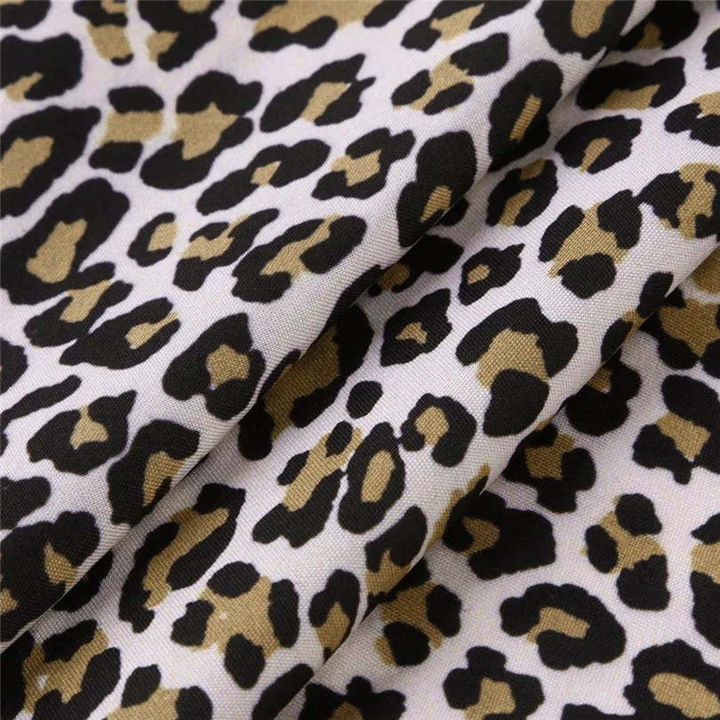New Women Leopard Bohemian Long Dress 2019 Summer Sexy Deep V-neck Short Sleeve Long Maxi Party Beach Dress #E10 (32)