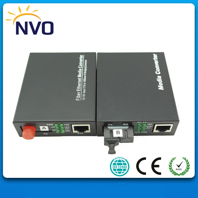 

SX SC External power supply,Euro Charger,1RJ45 25KM 10/100Base Single mode Single Fiber Media Converter