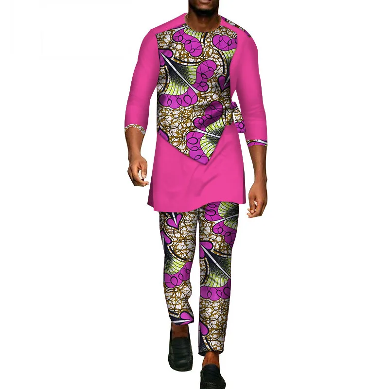 Men-African-Clothes-Long-Sleeve-Shirt-and-Pants-Set-African-Print-Shirt-Trousers-Patchwork-Vintage-Formal(4)