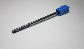 

5PCS extra long shank 150mm tungsten carbide end mill HRC45 6MM milling cutter 4 flutes L=150mm 150MM length CNC Lengthen