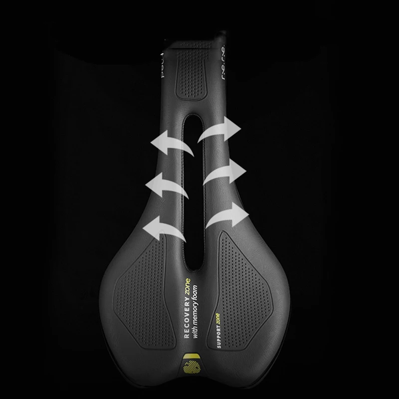 SELLE Королевское полое дышащее поглощение седло горного велосипеда крепление седла непромокаемая мягкая губка памяти подушка