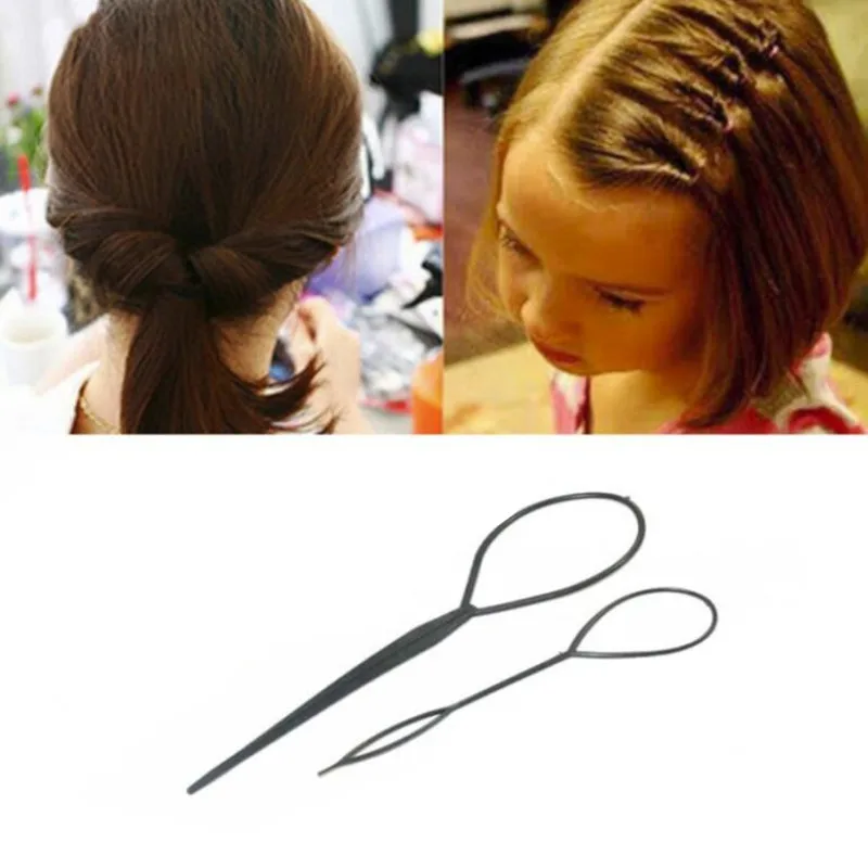 

2PCS/Lot Fashion Colorful DIY Hair Styling Headbands For Girls Hair Pin Disk Pull Pins Hair Bands Headwear Kids Hair Accessories