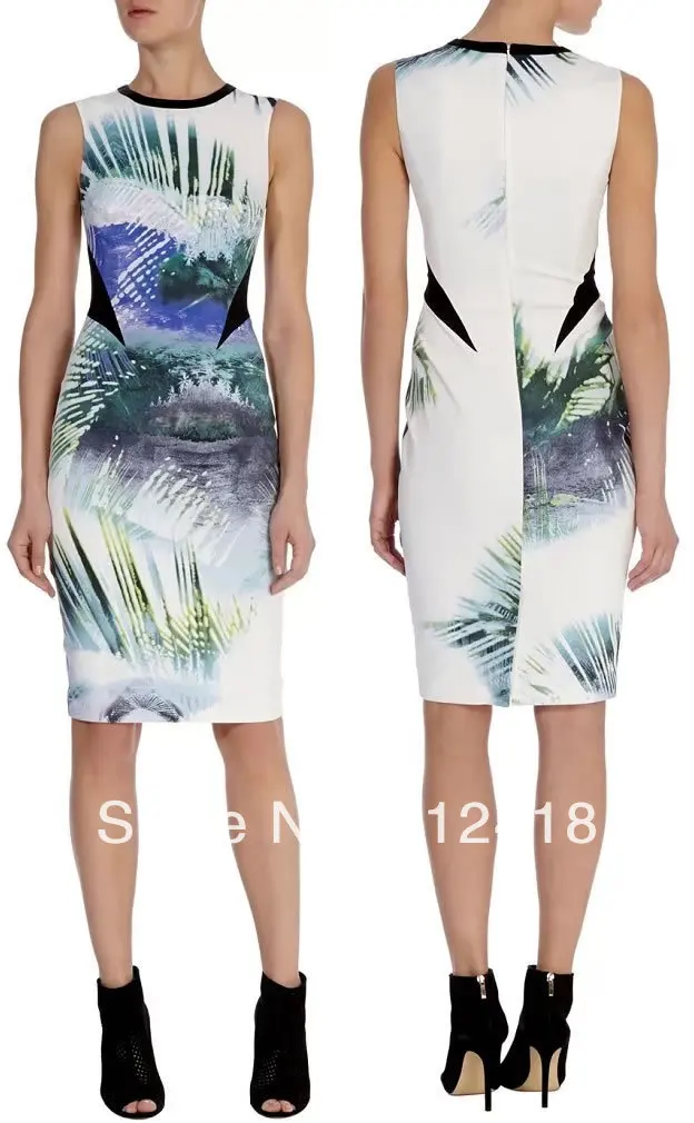 Wholesale New Tropical Print Shift Dress Elegant Party Dresses DS176 Buy Cheap New Tropical Print Shift Dress Elegant Party Dresses DS176