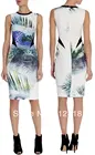 $43.00! New Tropical Print Shift Dress Elegant Party Dresses DS176 Cheap New Tropical Print Shift Dress Elegant Party Dresses DS176