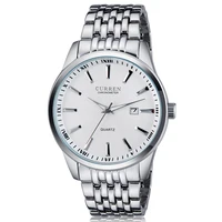 CURREN Брендовые мужские военные часы модные часы Мужские кварцевые мужские спортивные часы повседневные полностью стальные мужские часы Бесплатная доставка Relogio - изображение