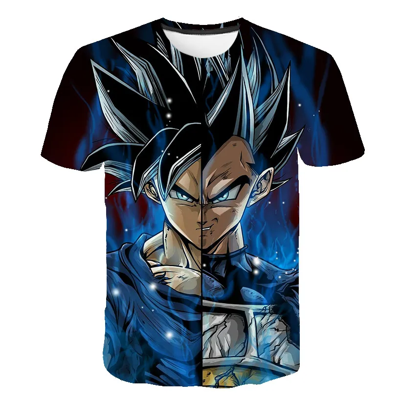 2019 New Arrival Cool Goku Dragon Ball Z 3d T Shirt Summer Fashionable Short Sleeve Tee Tops Men Anime DBZ Harajuku T-Shirts
