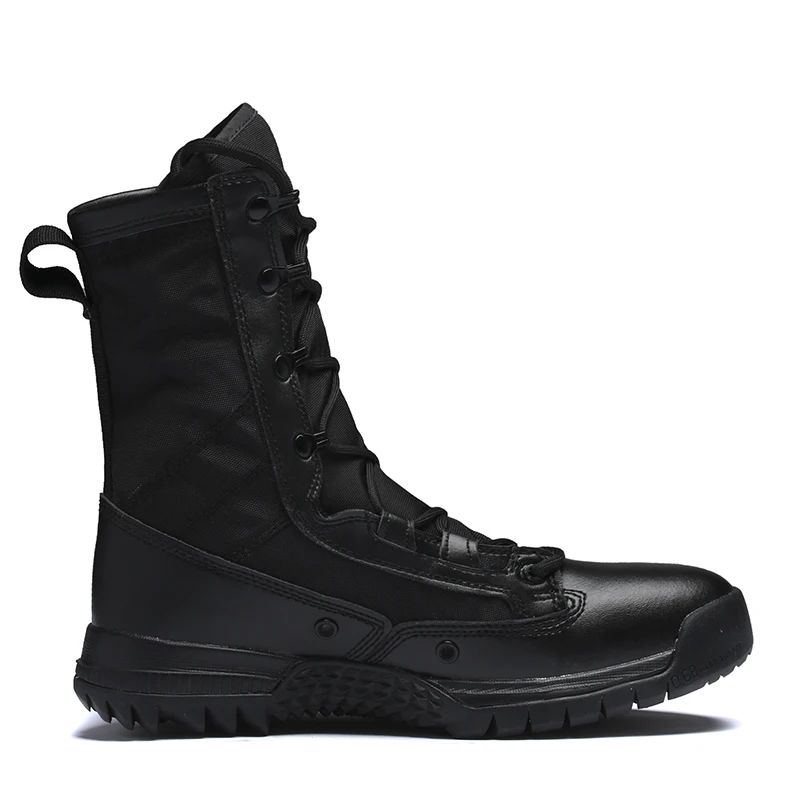 Men Military Tactical Boots Special Force Desert Ankle Combat Boots Safety Outdoor Shoes Plus New Ultralight Army Boot