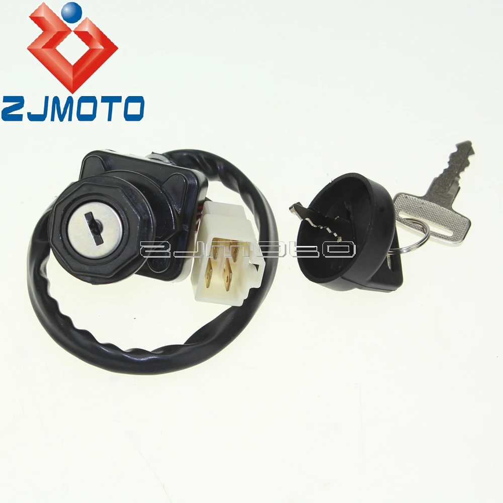 Motorcycle Engine Ignition Key Starting Switch For Polaris Scrambler 400 500 99in Safety