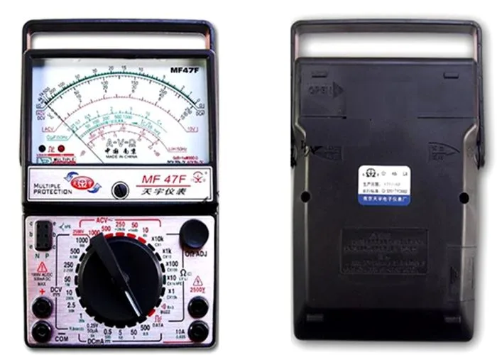 Аналоговый мультиметр типа TY MF-47F/полностью функциональный/AC для определения линии огня