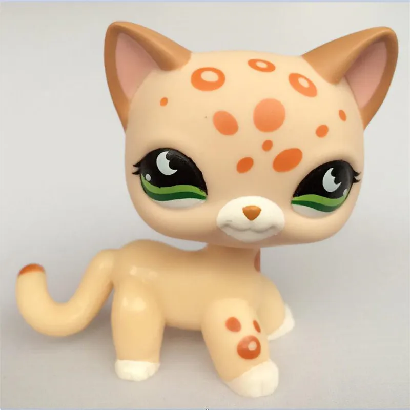 New Rare Lps Toy Standing Short Hair Cat Animal Pet Shop 5cm Free shipping