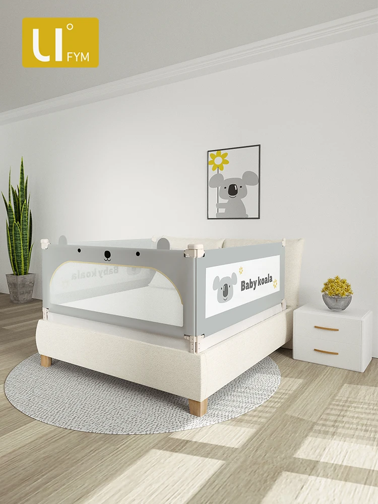 Crianças dos Desenhos Arquivo de Cama Animados Cama Guardrail Shatter-resistente Cerca Bebê Berço Ferroviário Defletor Segurança Levantamento Universal