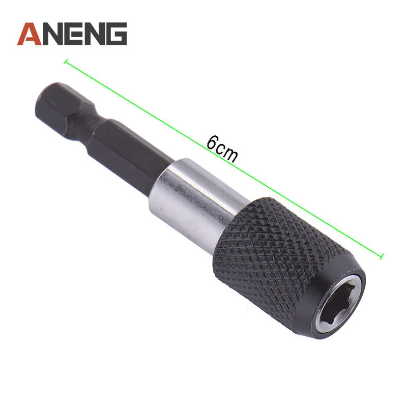 

High Quality 60mm 1/4 Hex Shank Quick Release Electric Drill Magnetic Screwdriver Bit Holder Power Tools