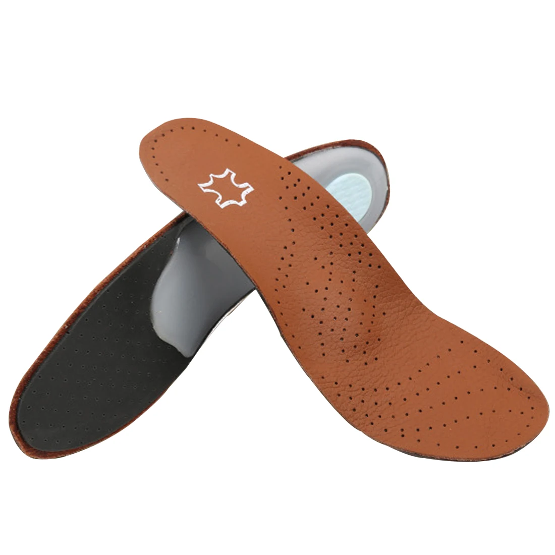 Best sale PU Leather Latex Orthopedic Insole Antibacterial Active