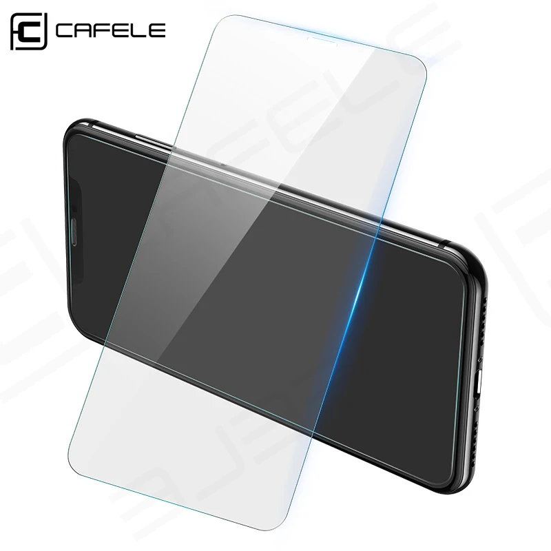 Cafele Закаленное стекло протектор экрана для iPhone XR 6," /XS 5,8"/XS Plus 6," 9H твердость HD - Цвет: clean