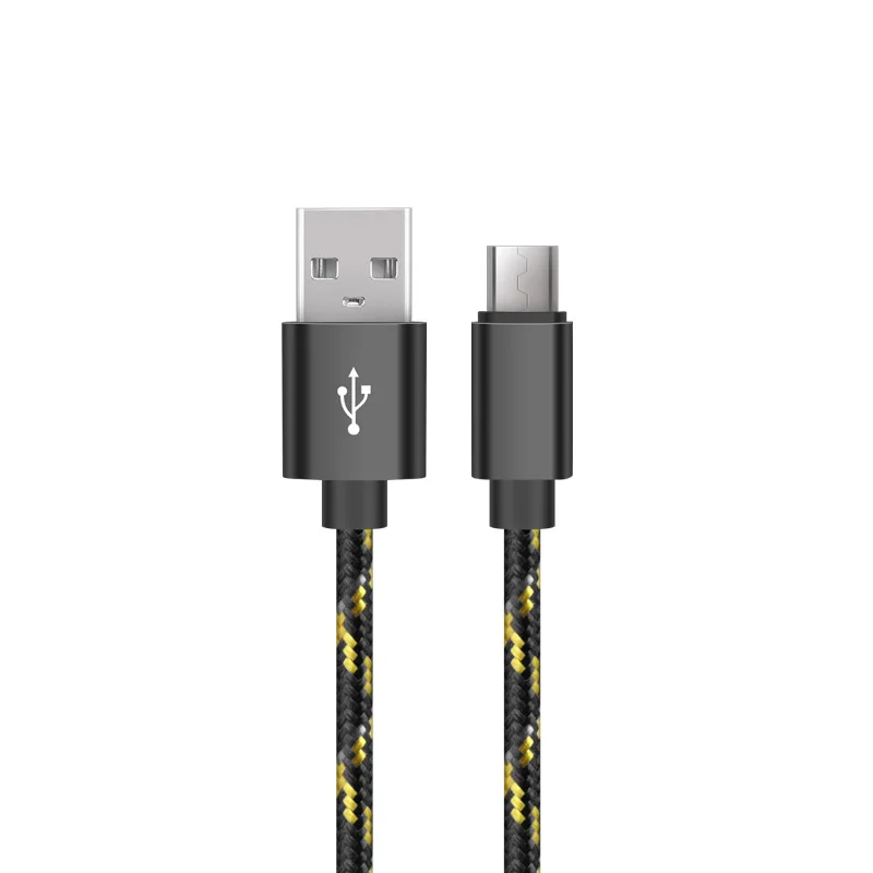 Micro USB кабель 2A 1 м Быстрая зарядка нейлоновое USB зарядное устройство для Samsung Xiaomi huawei sony Android зарядный кабель Microusb