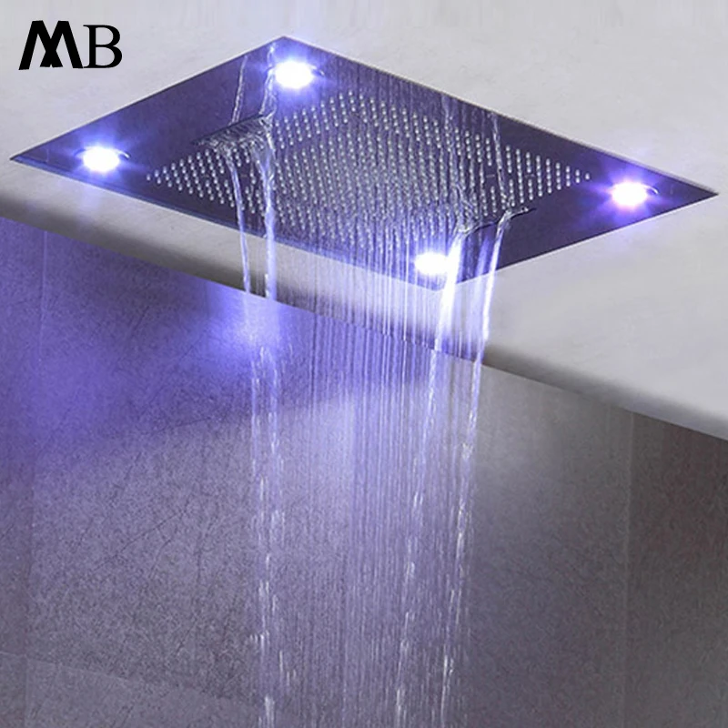 Buy Ceiling Embedded Rainfall Waterfall LED Shower