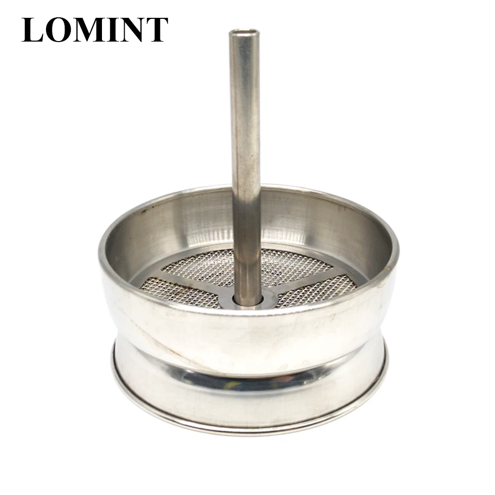 

LOMINT Big Size Metal Charcoal Screens Holder For Shisha Hookahs Chicha Narguile DIY China Factory Wholesale Bowl Accessories