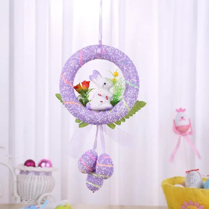 Пасхальные яйца куклы-кролики DIY висячие украшения Декор для вечеринки в честь Дня рождения ремесла