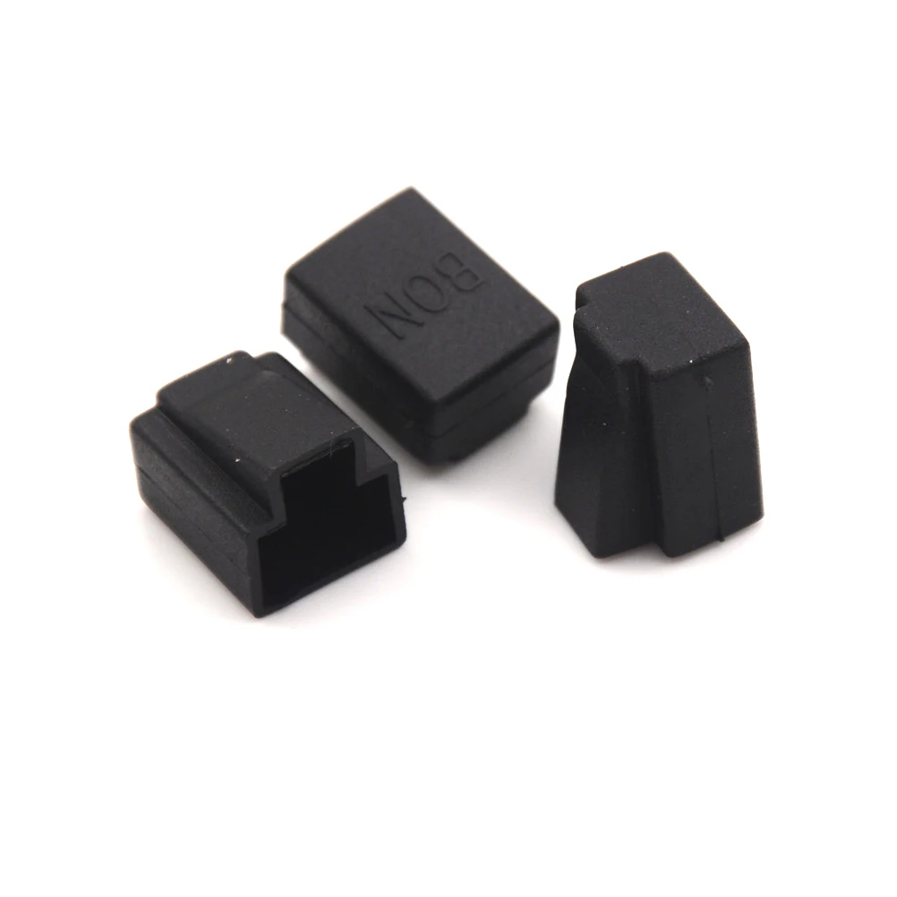 20 шт./лот Черная защитная крышка RJ45 с кристаллами для защиты от пыли оптовая