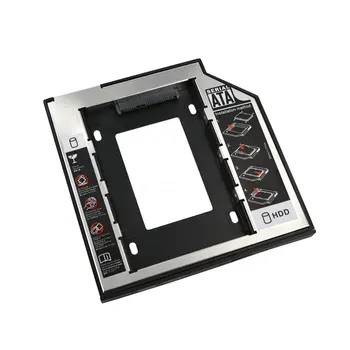

kebidu Universal 2.5 2nd 9.5mm Ssd Hd SATA Hard Disk Drive HDD Caddy Adapter Drive Bay SATA 3.0 2.5" SSD HDD Case