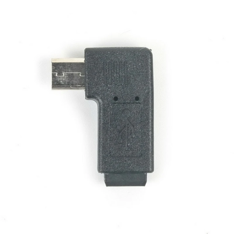 1 шт. мини Тип USB B женщину с Micro мужчина 90 градусов влево Угол адаптер|left angle|usb to usb