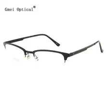 Gmei оптические LF2001 металлические полуоправы оправы очки для женщин и мужчин очки