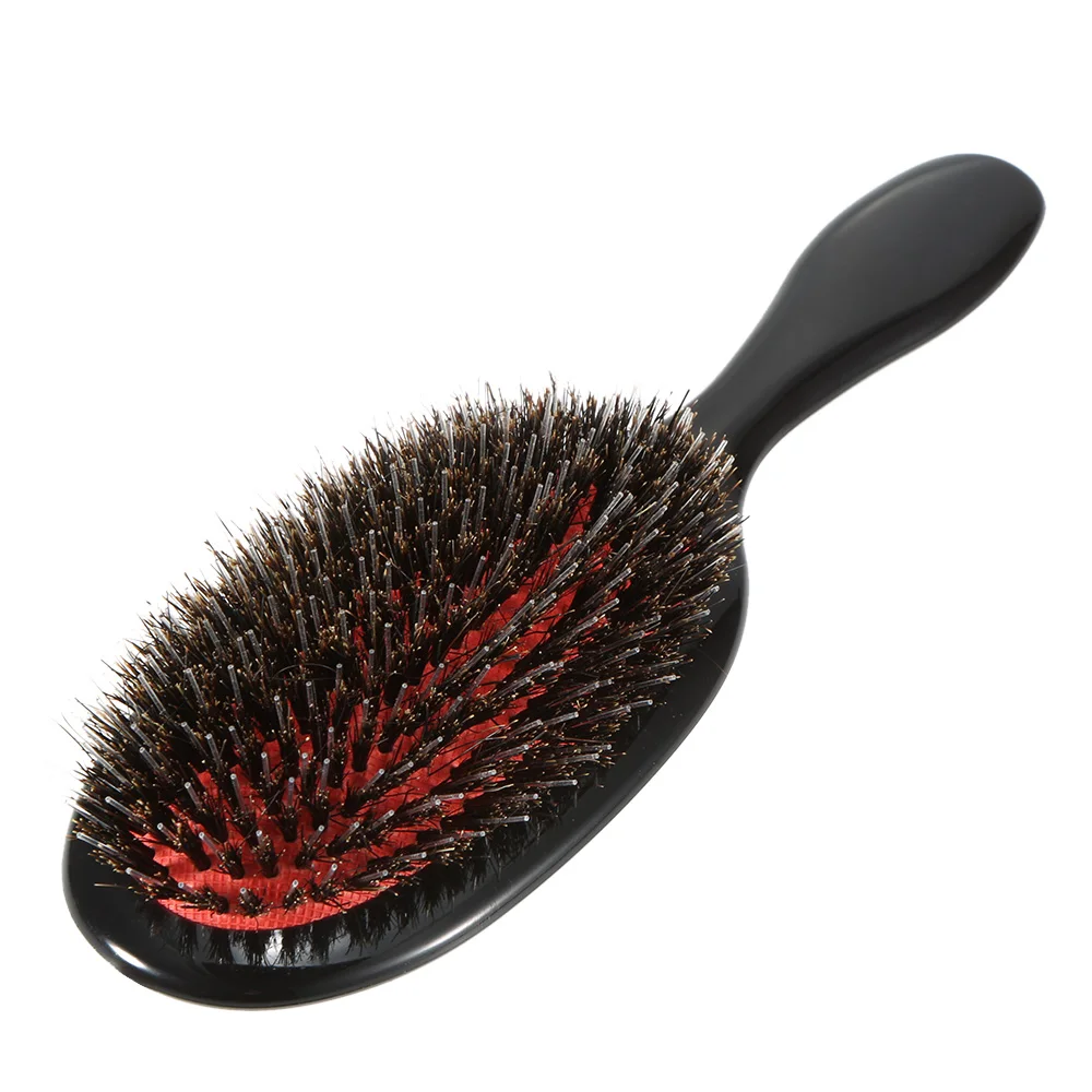 

Hair brush For Beauty Scalp Massage Hairbrush Comb Oval Anti-static Paddle Comb Hair Styling Tool Boar Bristle & Nylon HairBrush