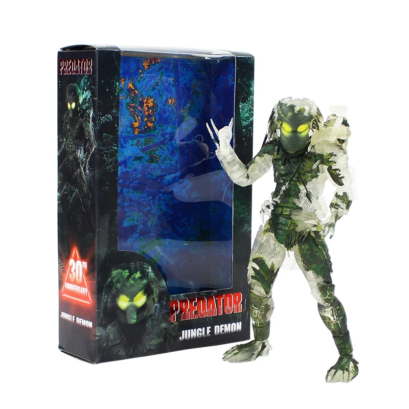 Нека пришельцы против предаора джунглей демон фигурка игрушка Хищник с оружием Коллекционная модель куклы