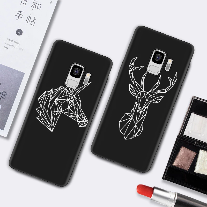 Матовый чехол из ТПУ для Samsung Galaxy A50 A30 M10 M20 M30 A9 A8 A6 Plus A5 A7 J5 J6 J7 2016 2017 2018 Note 8 9 S8 S9 S10